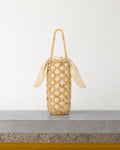 Cordera - Sac Perles Jaspe Miel - Beige – Vue sur banc