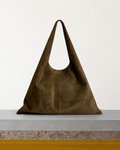 Maeden - Sac East En Daim - Kaki – Vue sur banc