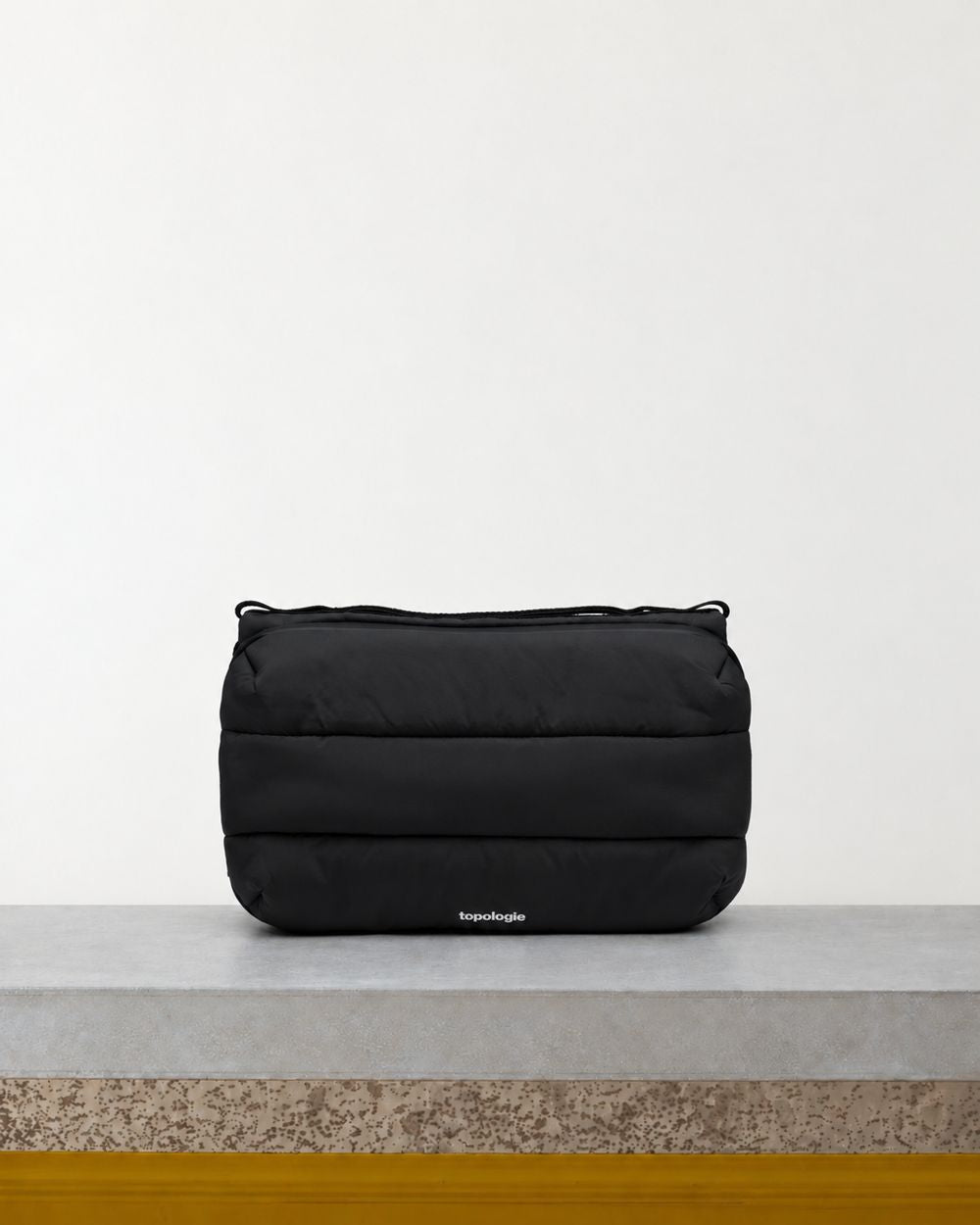 Topologie - Large Bottle Bag - Black - Bench view