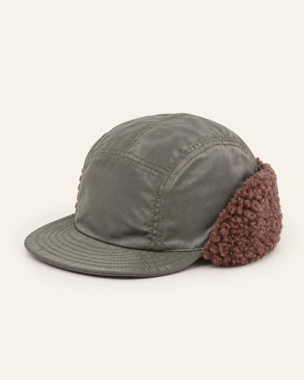 Cableami - Casquette Nylon Twill Boa - Olive