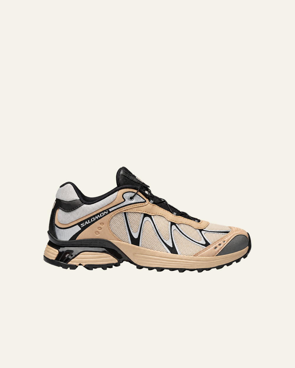 Salomon - Baskets Xt Whisper - Black Almond Milk - vue de profil
