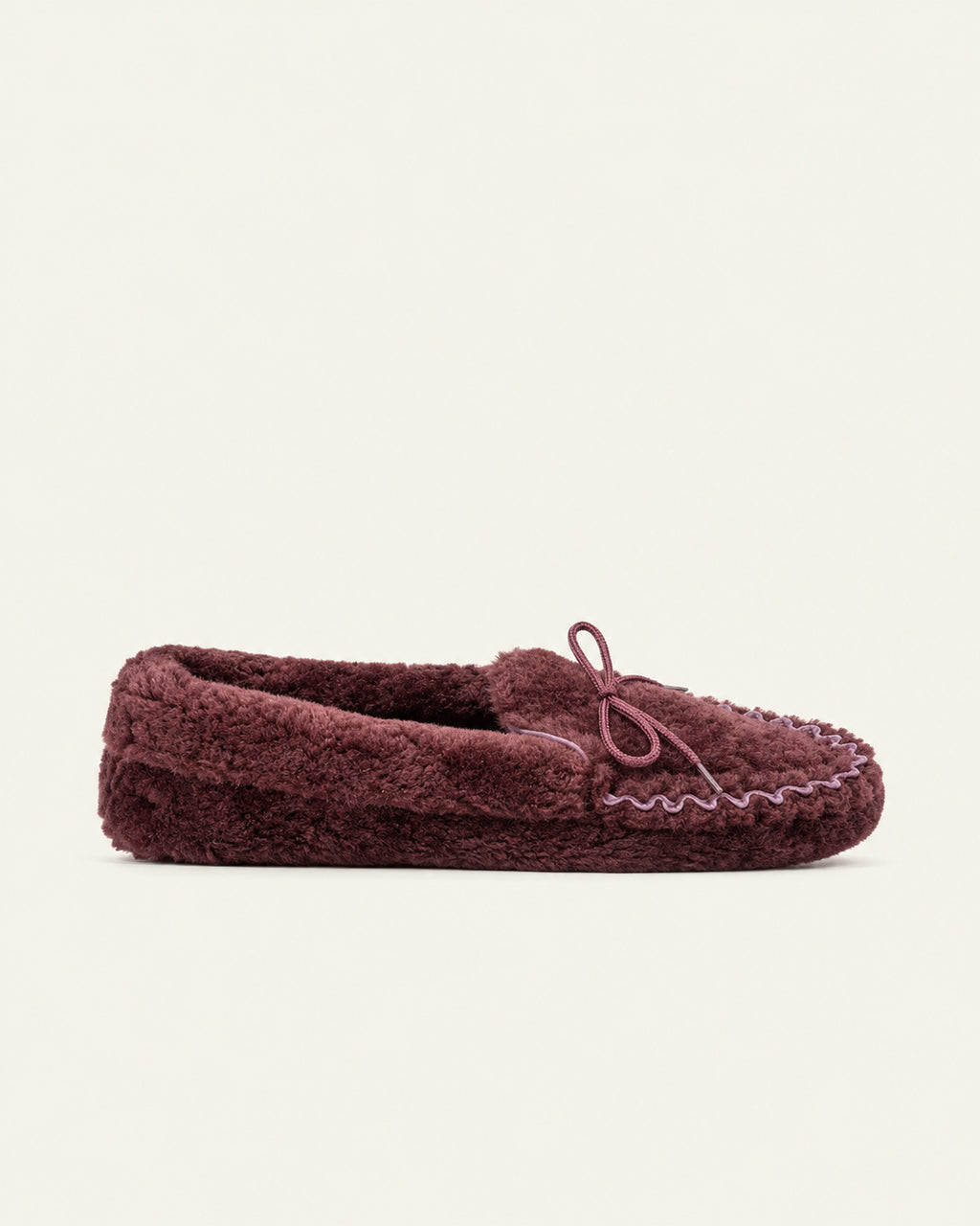 Milona - Chaussons Mocassins - Bordeaux