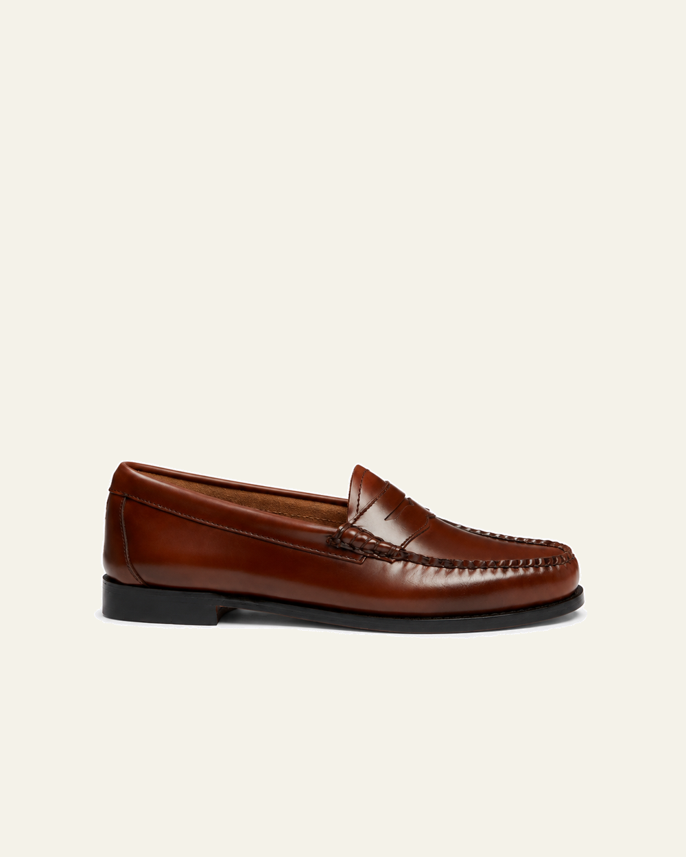 Gh Bass - Mocassins Weejuns Penny - Cognac - vue de profil