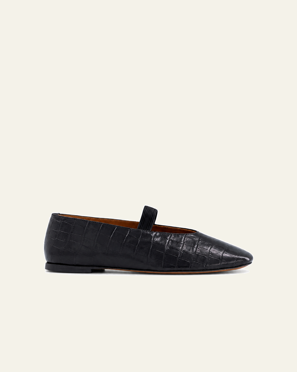 Socque - Ballerines Telma - Noir - vue de profil