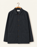 Universal Works - Surchemise Bakers - Noir — sur cintre