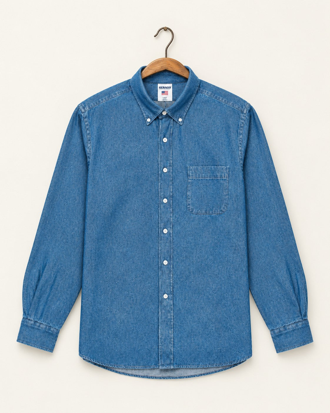 Sebago - Chemise Mercer - Bleu Indigo — sur cintre