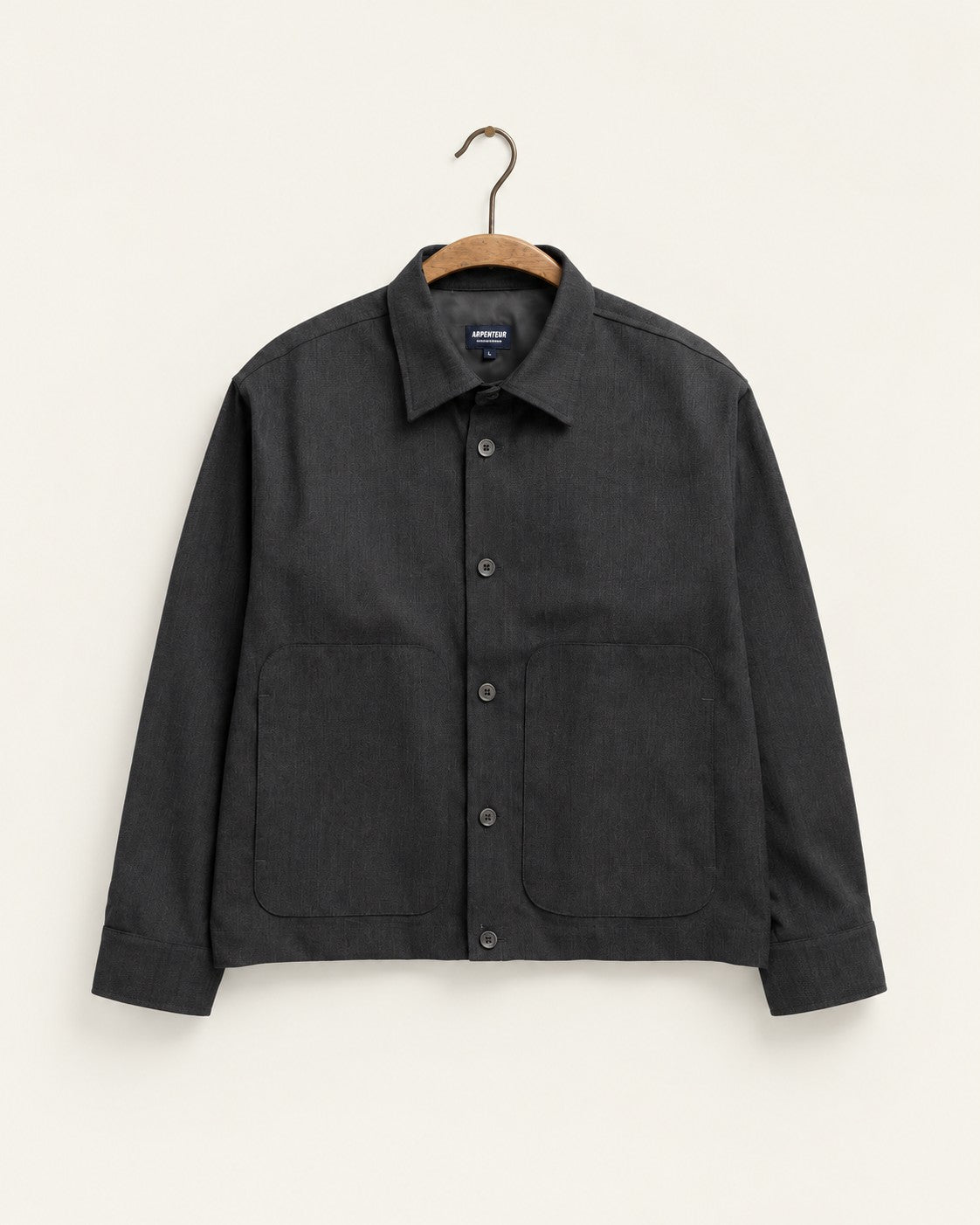 Arpenteur - Veste Chemise Sigma - Anthracite — sur cintre