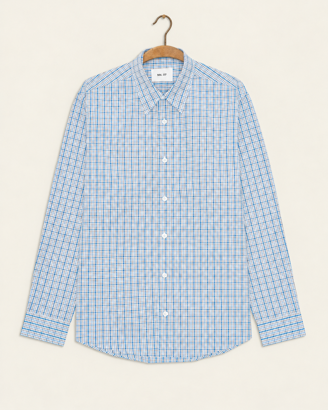 Nn07 - Chemise Quinsy - Cobolt Check sur cintre