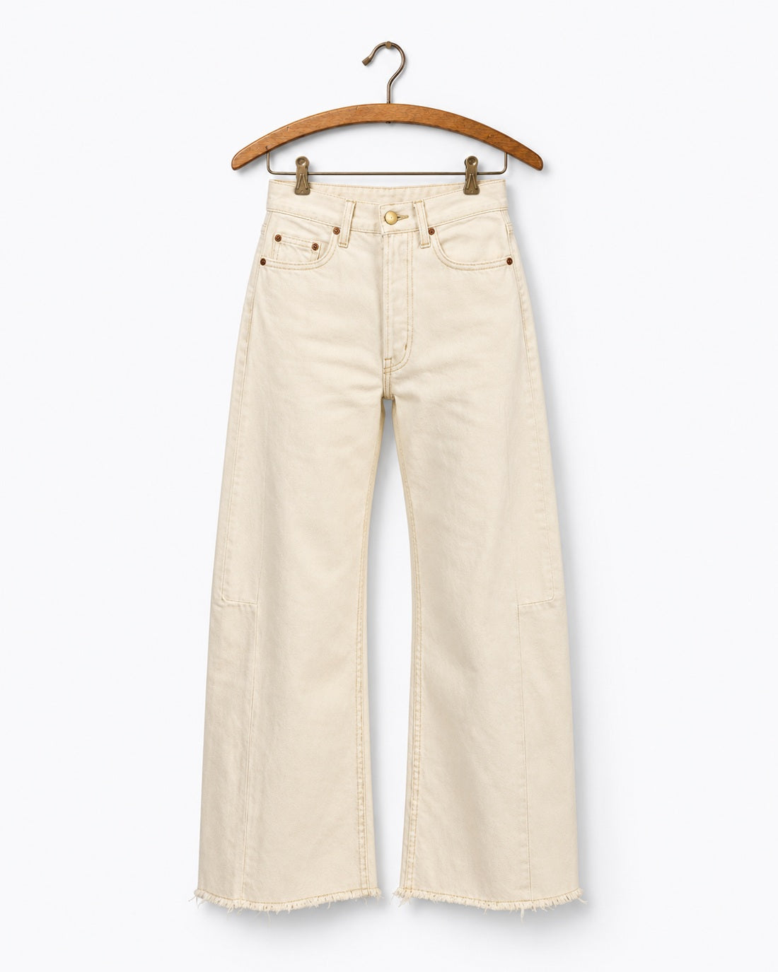 B Sides - Jeans Lasso Slim - Beige - sur cintre