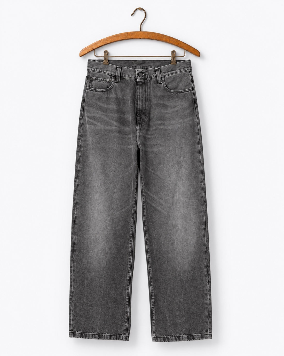 Carhartt Wip - Jeans Landon - Black Marble Used Wash - sur cintre