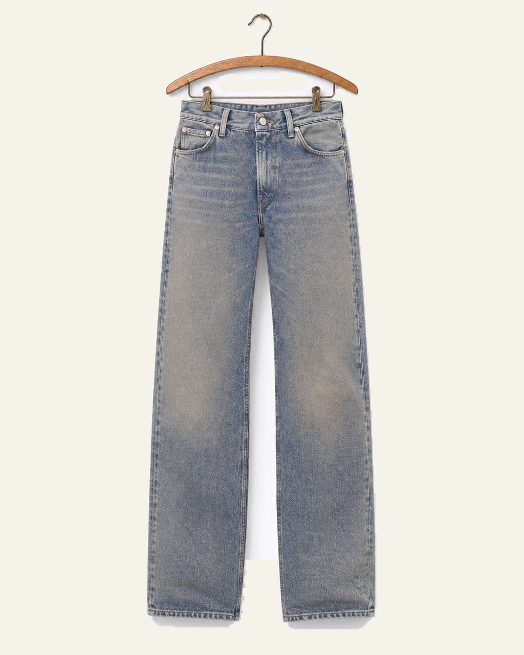 Haikure - Jeans Korea - Bleu Ziggy - sur cintre
