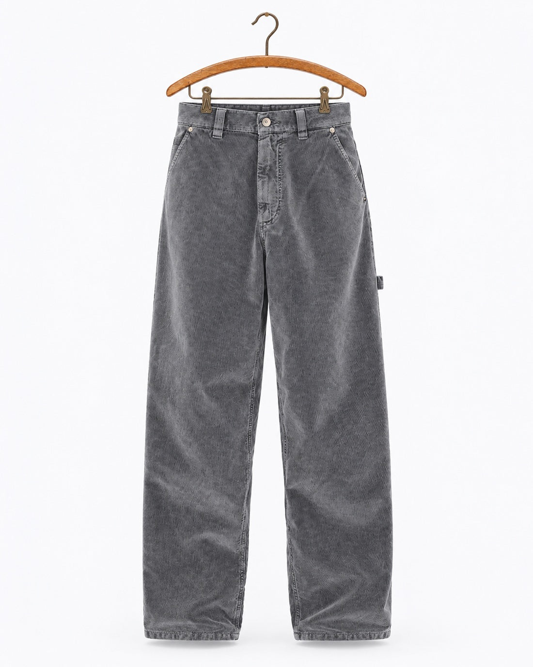 Haikure - Jeans Sibilla Velvet Pier - Gris - sur cintre