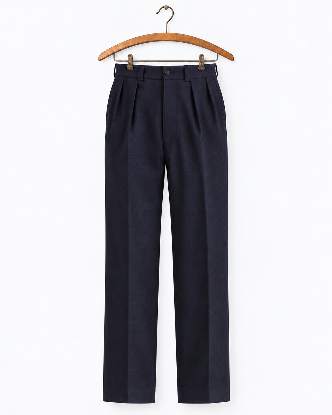 Coherence - Pantalon Nicolas - Marine — vue de face sur cintre