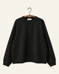 Sarahwear - Sweat Cecil - Noir, vue de face sur cintre