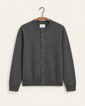 NN.07 - Cardigan Jasper - Gris, vue de face sur cintre