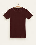 Baserange - T Shirt Heart - Rouge Nara - vue sur cintre