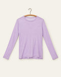 Baserange - T Shirt Manches Longues - Violet - vue sur cintre