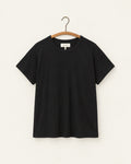 The Great - T-Shirt The Boxy Crew - Noir - vue sur cintre