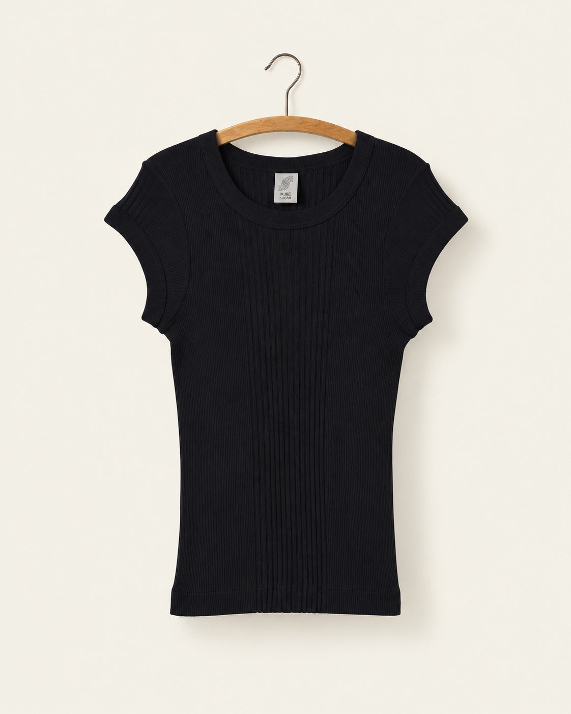 Pure Sugar - T-Shirt Chalain - Noir - vue sur cintre