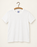 Jungmaven - T-Shirt Jung - Blanc Washed - sur cintre