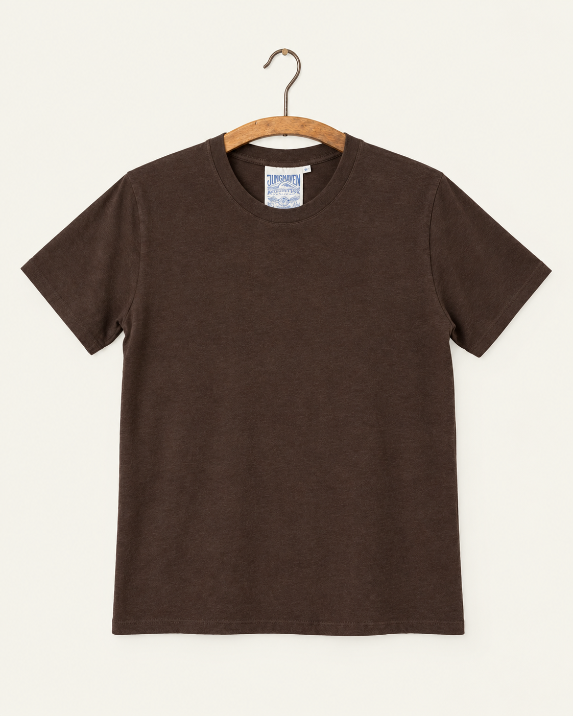 Jungmaven - T-Shirt Jung - Grains De Café - sur cintre