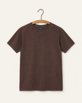 Good On - T-Shirt Manches Courtes Crew - Chocolat - sur cintre