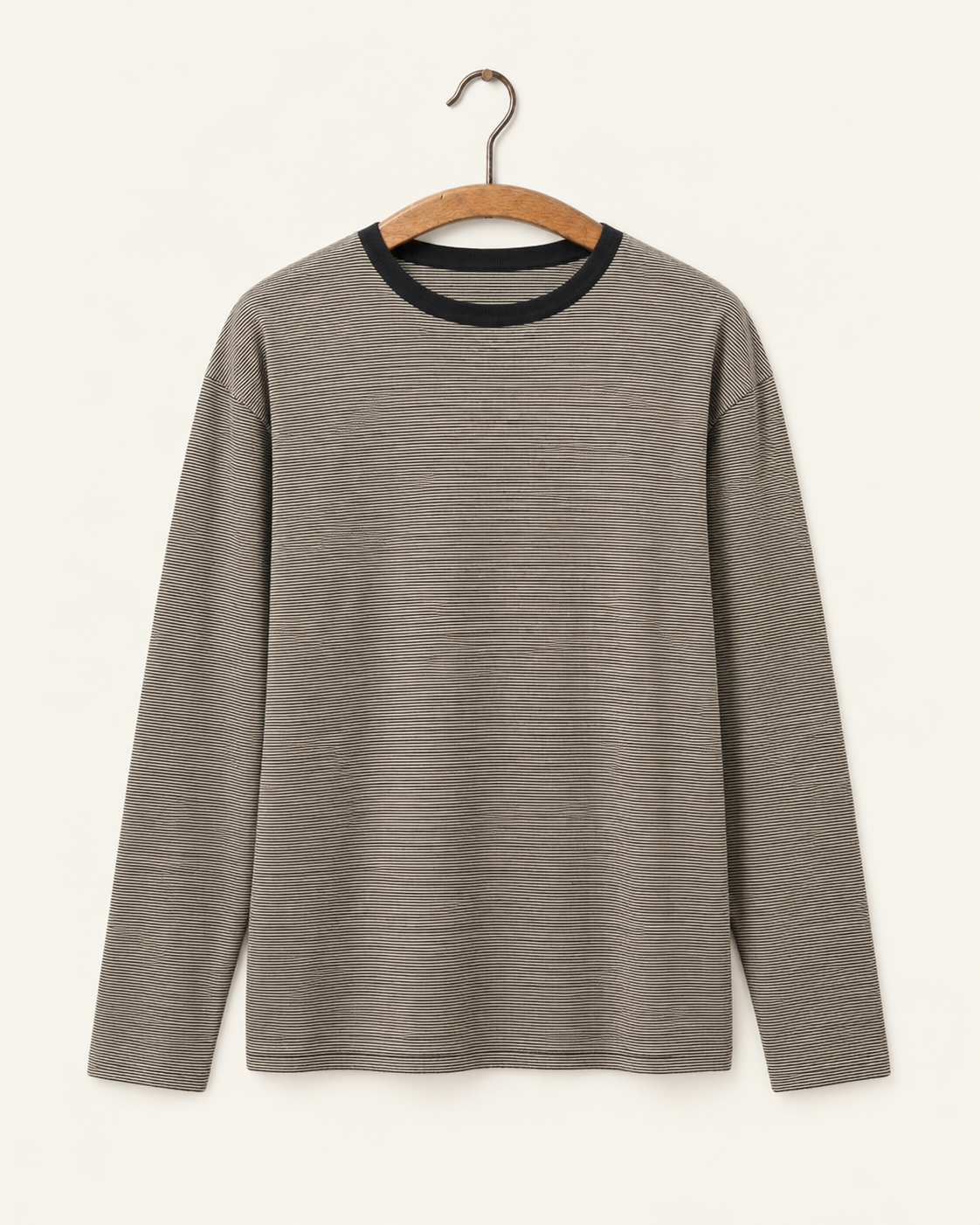 Another Aspect - T-shirt rayé 3.0 JPN - Rayures noires - sur cintre