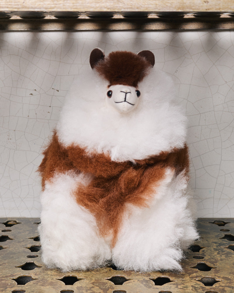 Inkari - Peluche Lama En Alpaga Macchiato