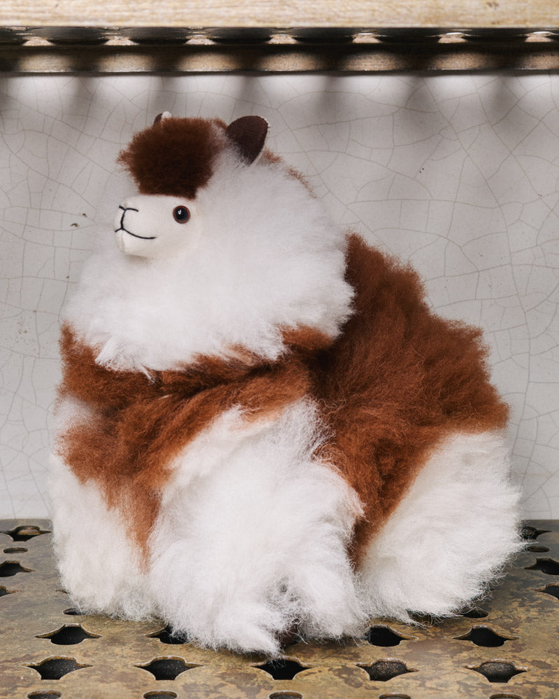 Inkari - Peluche Lama En Alpaga Macchiato