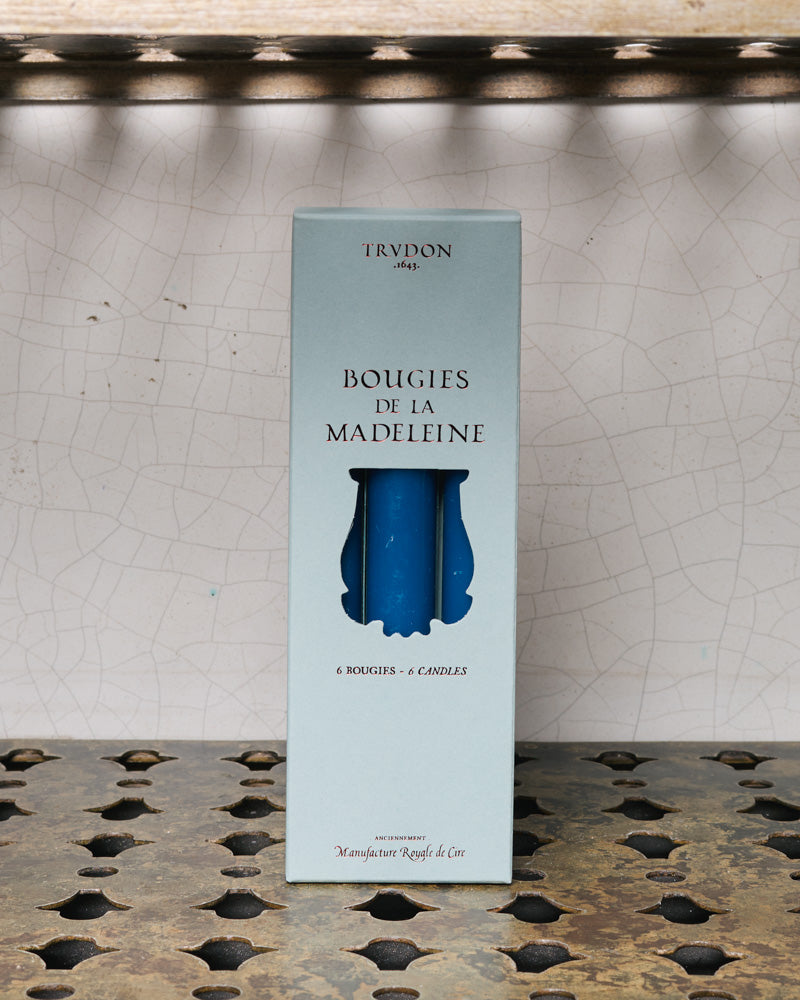Trudon - Lot De 6 Bougies Madeleine - Bleu Marine