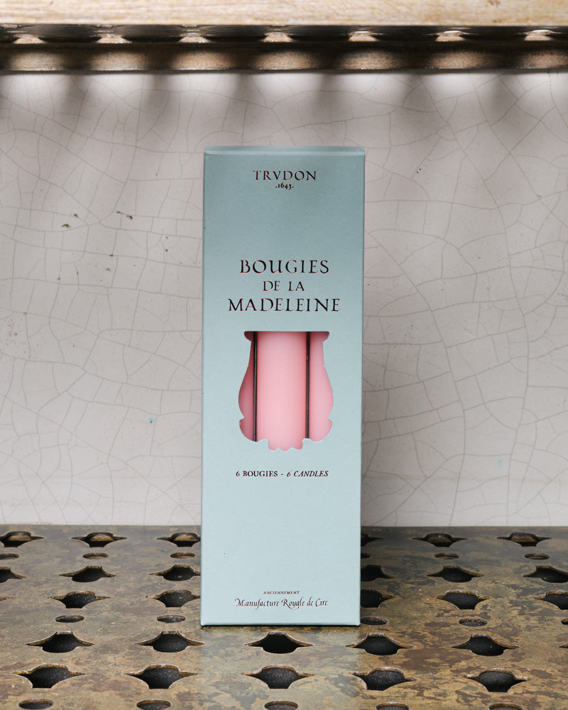Trudon - Lot De 6 Bougies Madeleine - Rose Tendresse