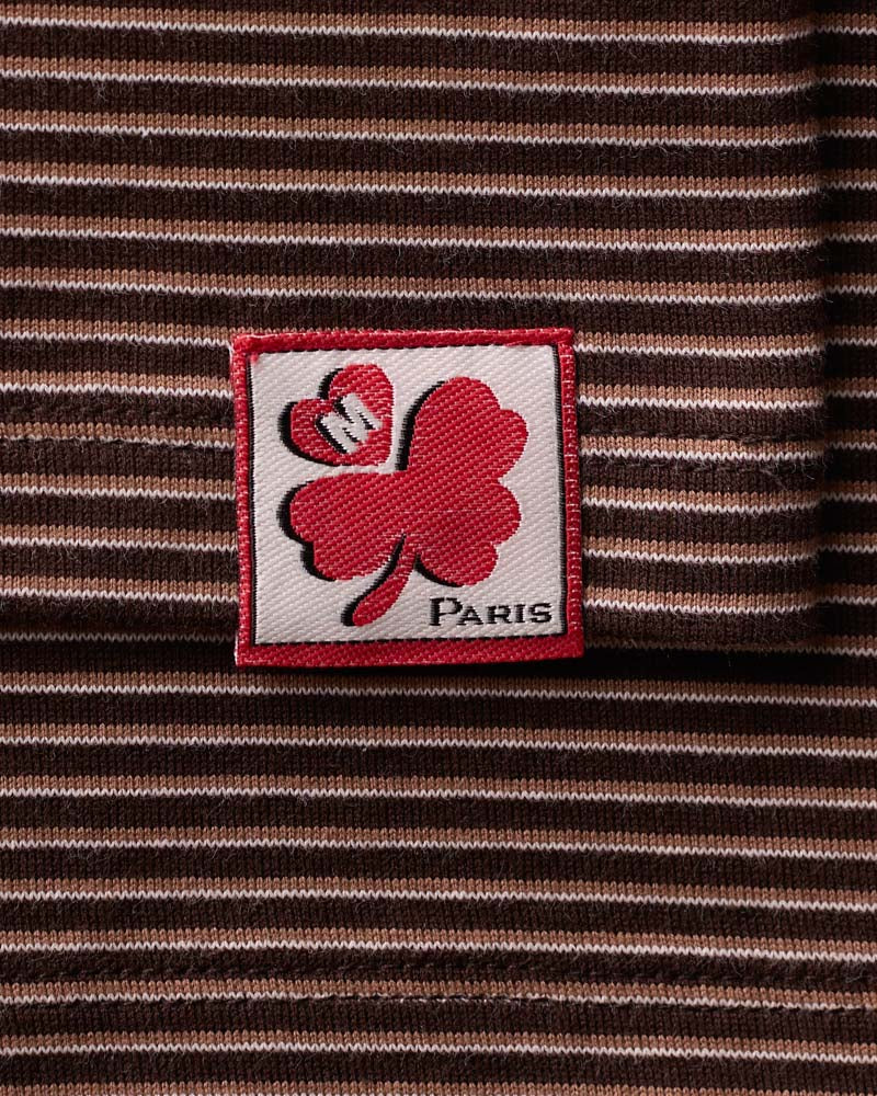 Merci - Julian T-Shirt - Brown & Beige