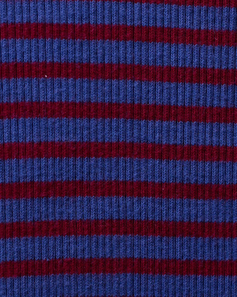 Merci - T-Shirt Carla - Bordeaux & Bleu