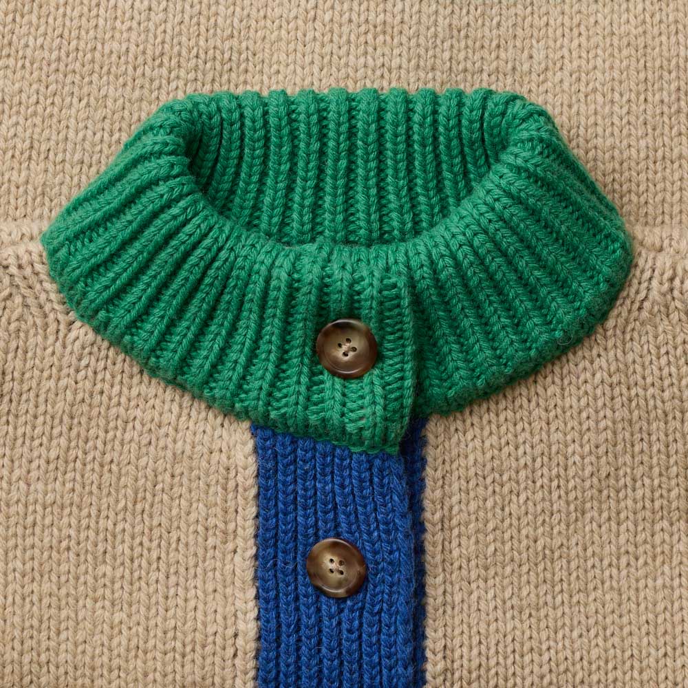Merci - Cardigan Flora - Ecru Multi