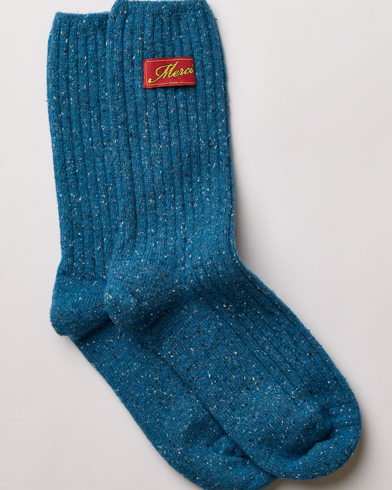 Merci - Chaussettes Sacha - Marine