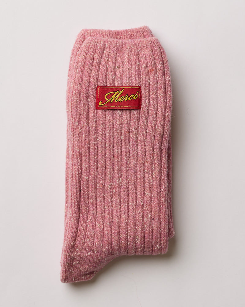 Merci - Chaussettes Sacha - Rose