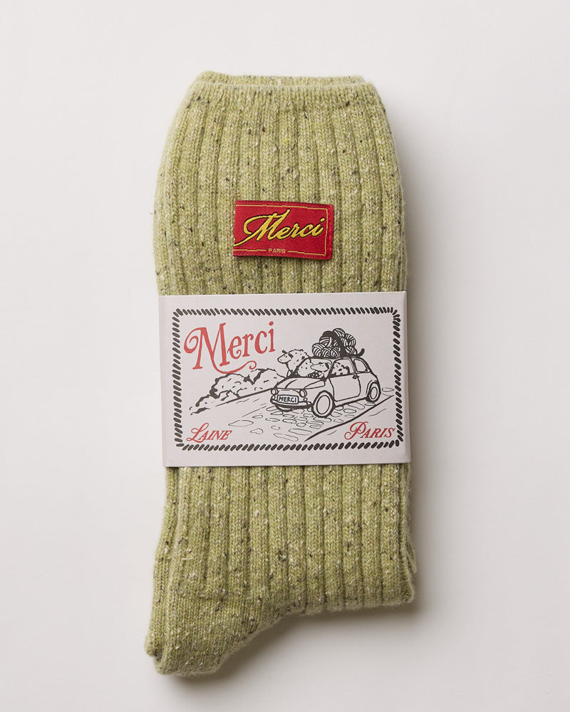 Merci - Chaussettes Sacha - Vert