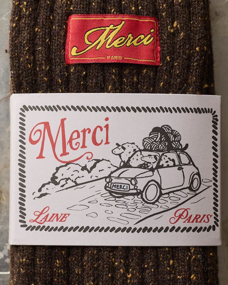 Merci - Chaussettes Sacha - Marron