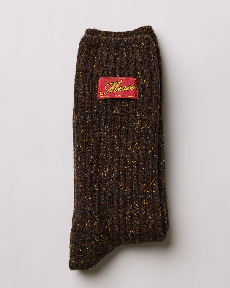Merci - Chaussettes Sacha - Marron
