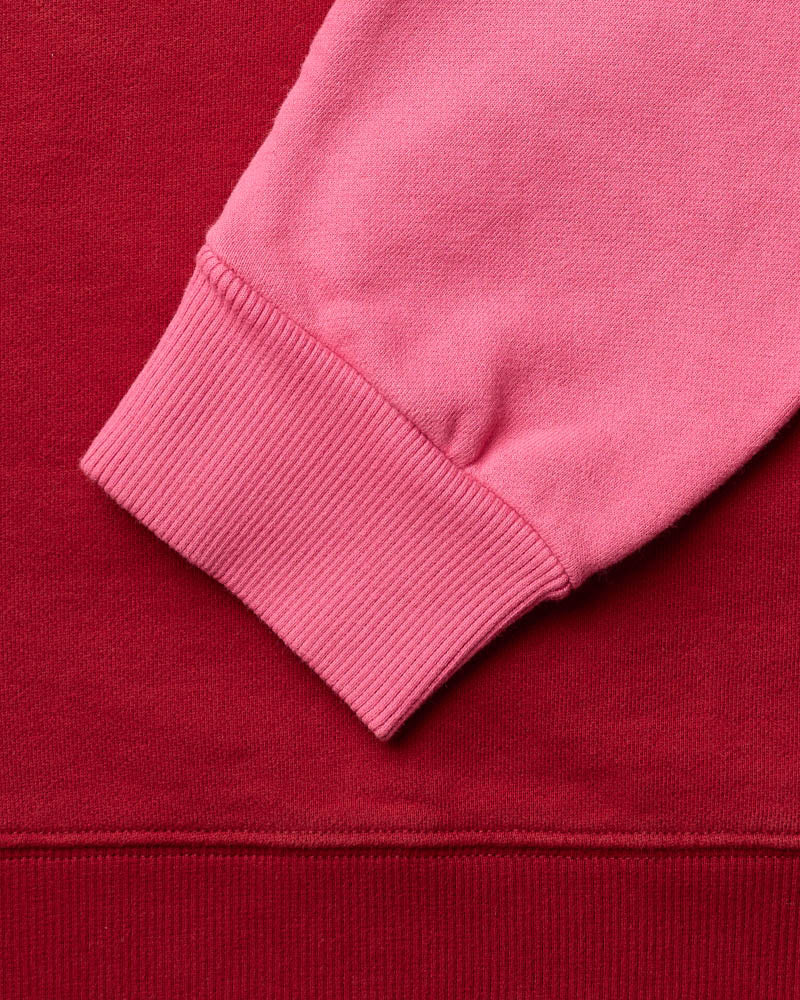 Merci - Sweat Dorian Bicolore - Rouge & Rose