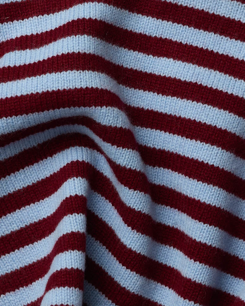 Merci - Bandana Martine Rayures - Rouge & Bleu