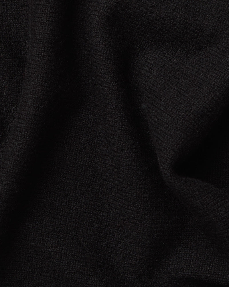 Merci - Martine Bicolored Cashmere Bandana - Black & Beige