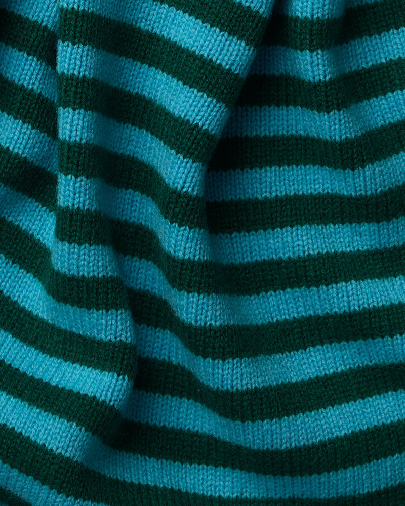 Merci - Martine Stripes Bandana - Blue & Green
