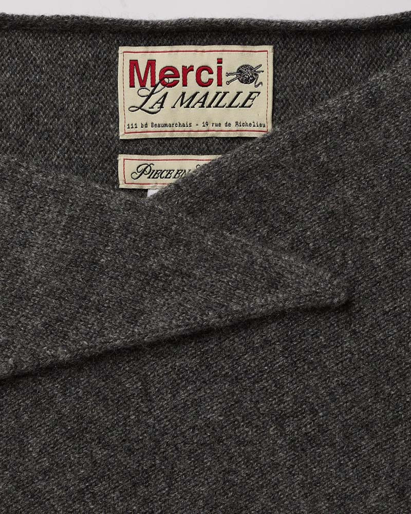 Merci - Martine cashmere bandana - Heather Gray