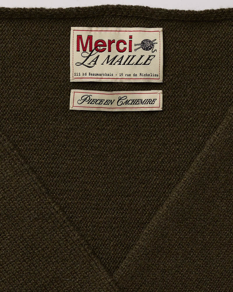 Merci - Martine cashmere bandana - Khaki