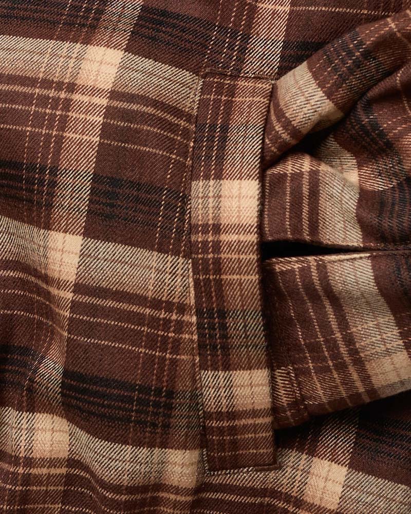 Au Vieux Campeur - Paid Leave - Claudine Checkered Jacket - Brown