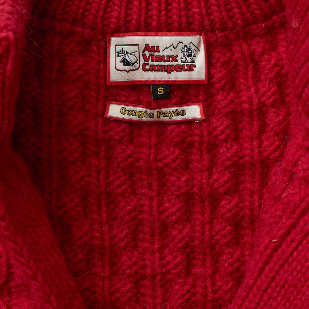 Au Vieux Campeur - Congés Payés - Cardigan Elena - Rouge