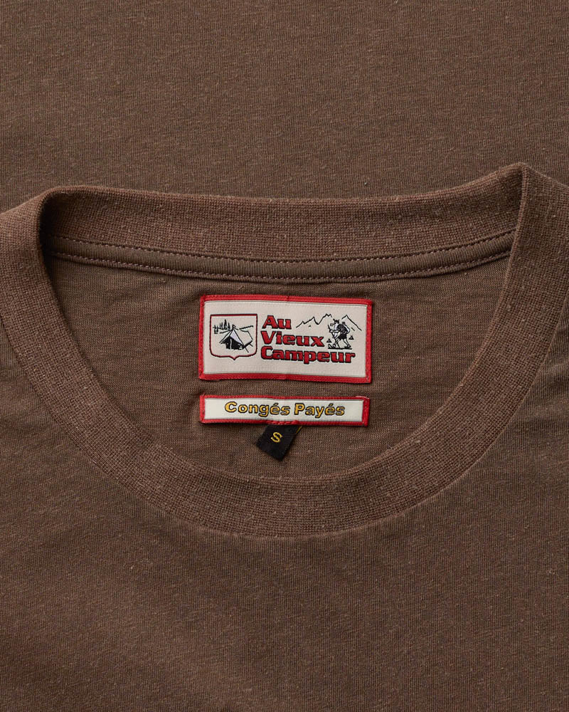 Au Vieux Campeur - Paid Holidays - Mercer T-shirt - Brown