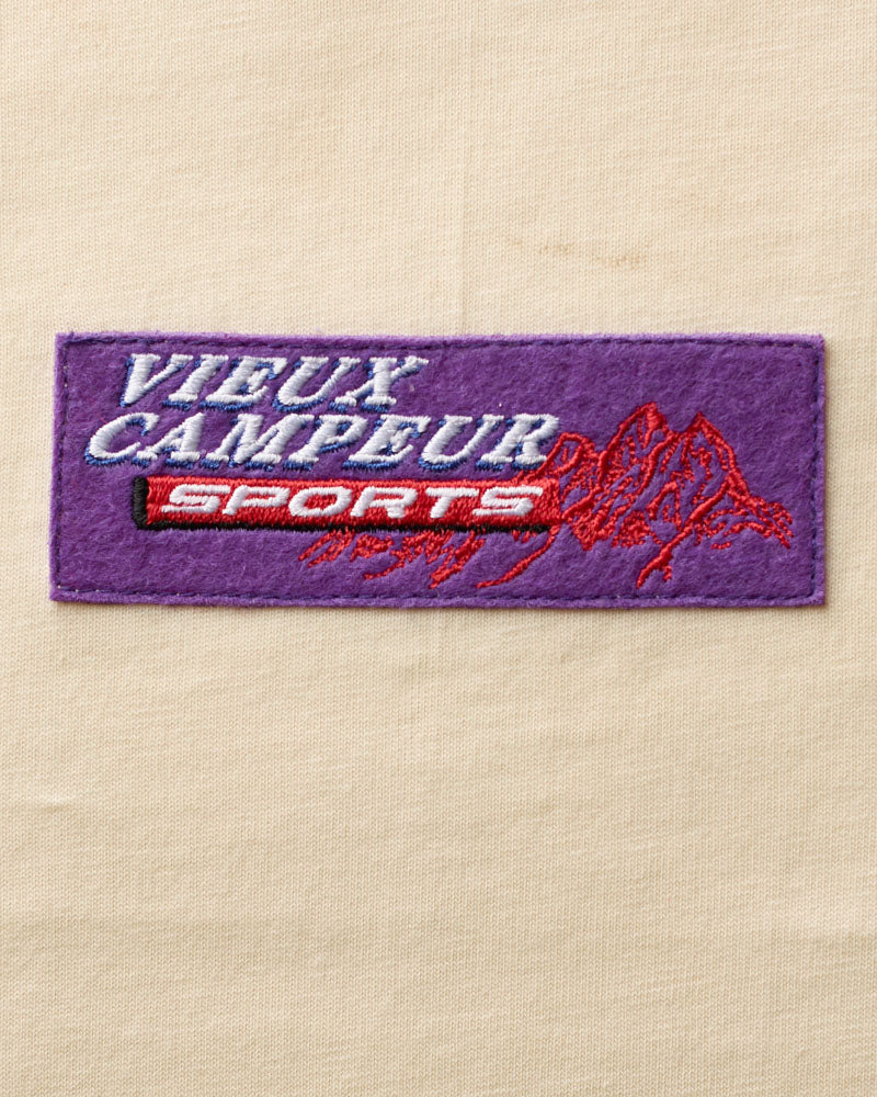 Au Vieux Campeur - Paid Holidays - Jace T-shirt - Ecru Red & Bleu