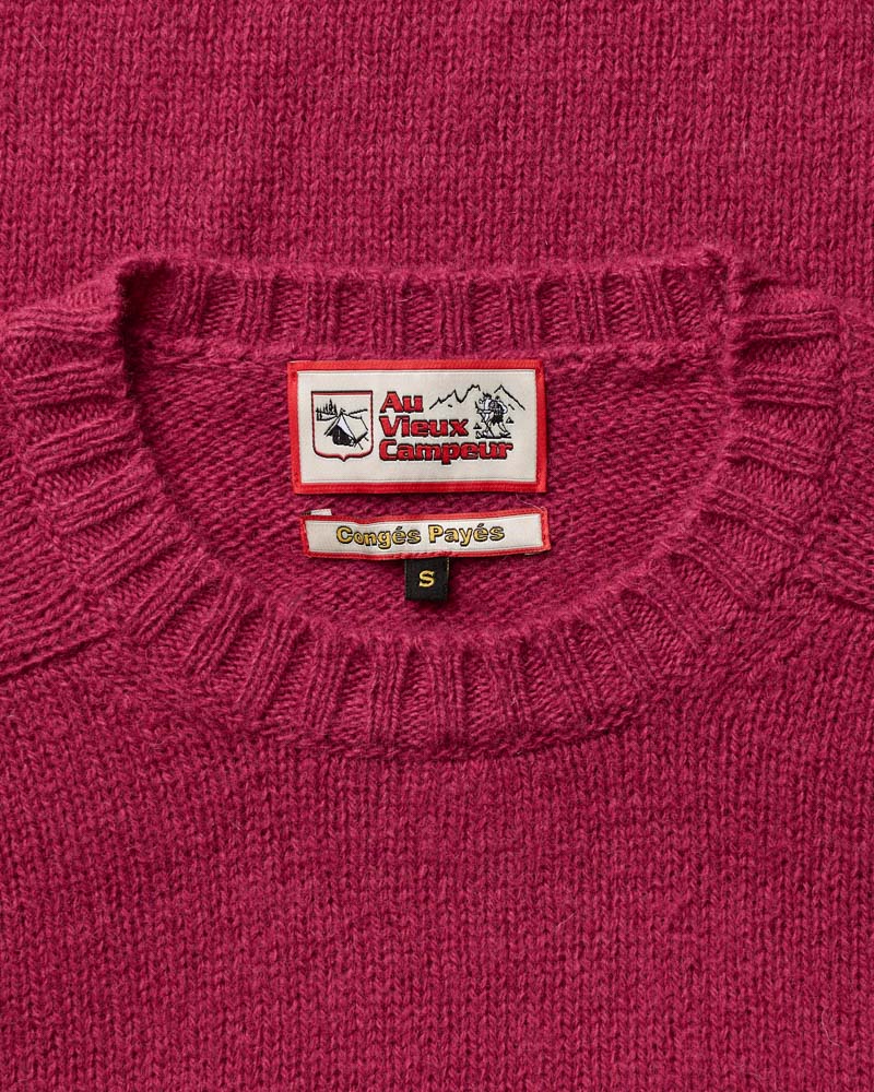 Au Vieux Campeur - Congés Payés - Pull Elliott - Framboise
